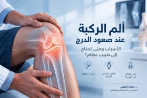 ألم الركبة عند صعود الدرج وأسبابه ومتى تحتاج إلى طبيب عظام